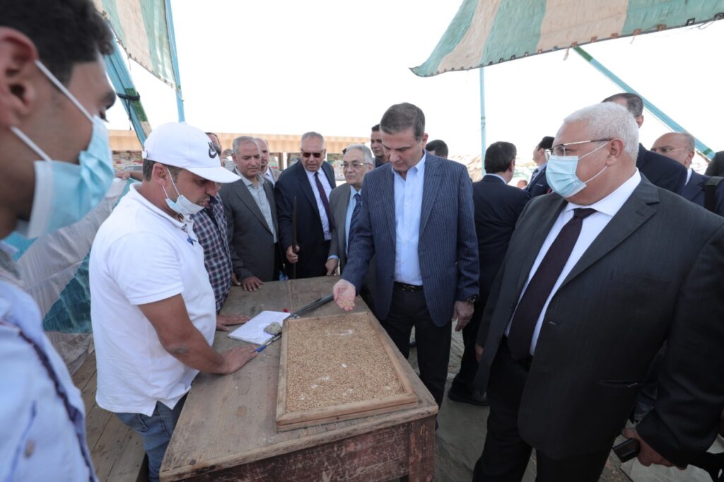 شون البنك الزراعي تستقبل 367 ألف طن قمح محلي في 30 يومًا