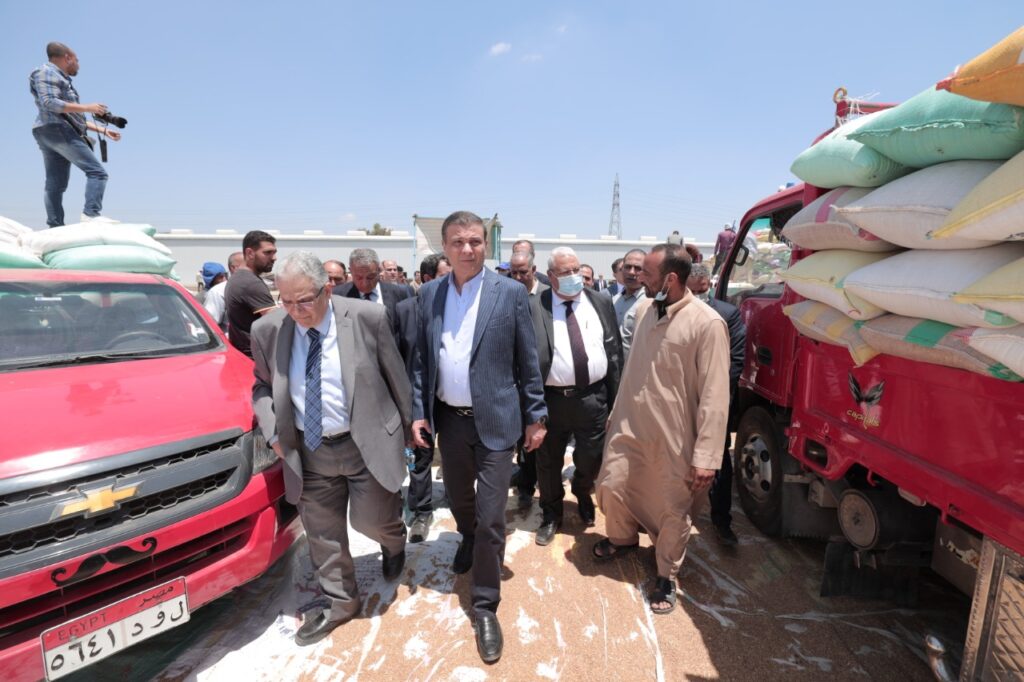 شون البنك الزراعي تستقبل 367 ألف طن قمح محلي في 30 يومًا