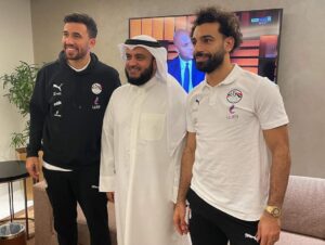 مشاري راشد مع محمد صلاح وتريزيجيه