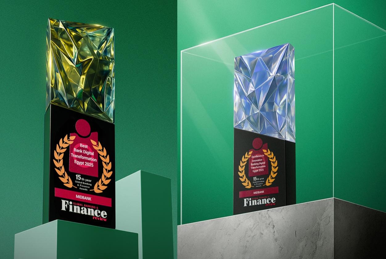 ميدبنك يحصد جائزتين عالميتين في التحول الرقمي والابتكار 2025